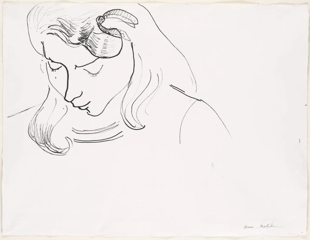 Untitled, by Henri Matisse, ink, 1906