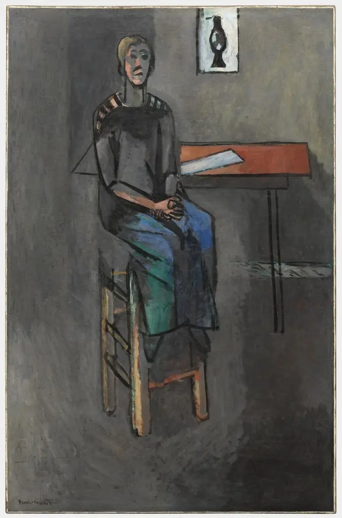 Woman on a High Stool, by Henri Matisse