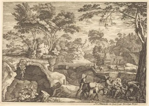 The Flight into Egypt, by Henri Mauperché