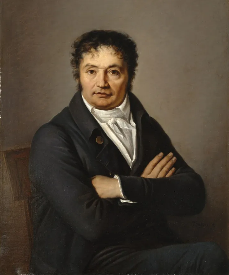 Portrait of Guillaume-Jean Constantin, by Henri Nicolas van Gorp, oil, 1808