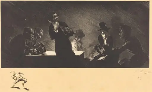 The Mandolin Player (Mandoliniste), by Henri-Patrice Dillon