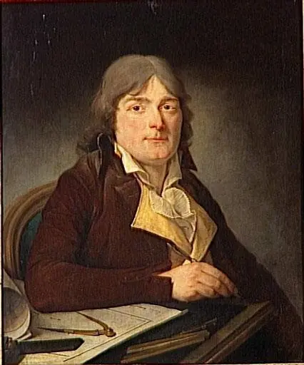 Portrait de Samson Nicolas Lenoir dit "le Romain", architecte français (1726-1810), by Henri-Pierre Danloux