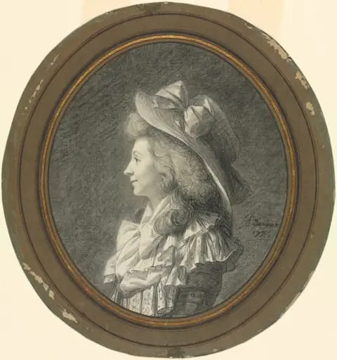 Woman in Profile, Turned to the Left, by Henri-Pierre Danloux