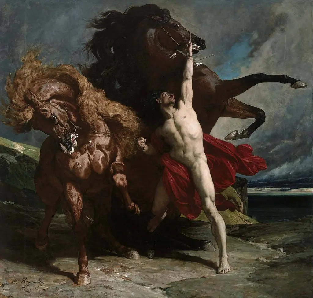 Automedon with the Horses of Achilles, by Henri Regnault