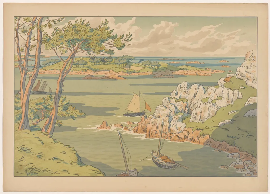Aspects of Nature: The Island, by Henri Rivière, 1898
