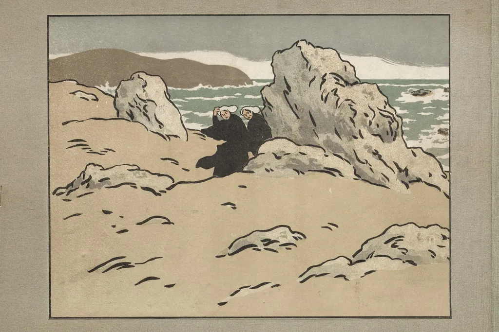 The Wandering Jew: Back Cover, by Henri Rivière, 1896