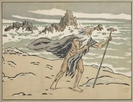 The Wandering Jew: Cover, by Henri Rivière