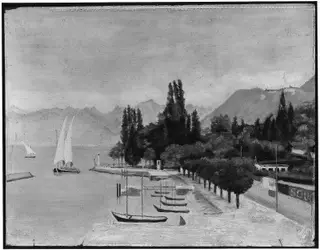 Lake of Geneva (Lac Leman), by Henri Rousseau, 1887