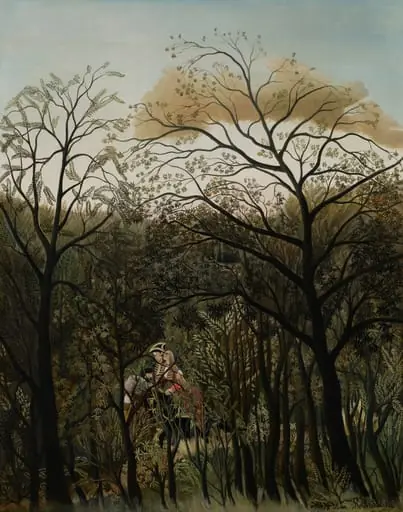 Rendezvous in the Forest, by Henri Rousseau