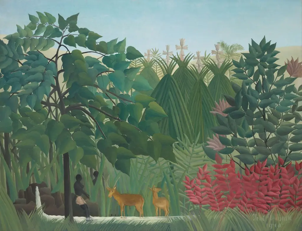 The Waterfall, by Henri Rousseau