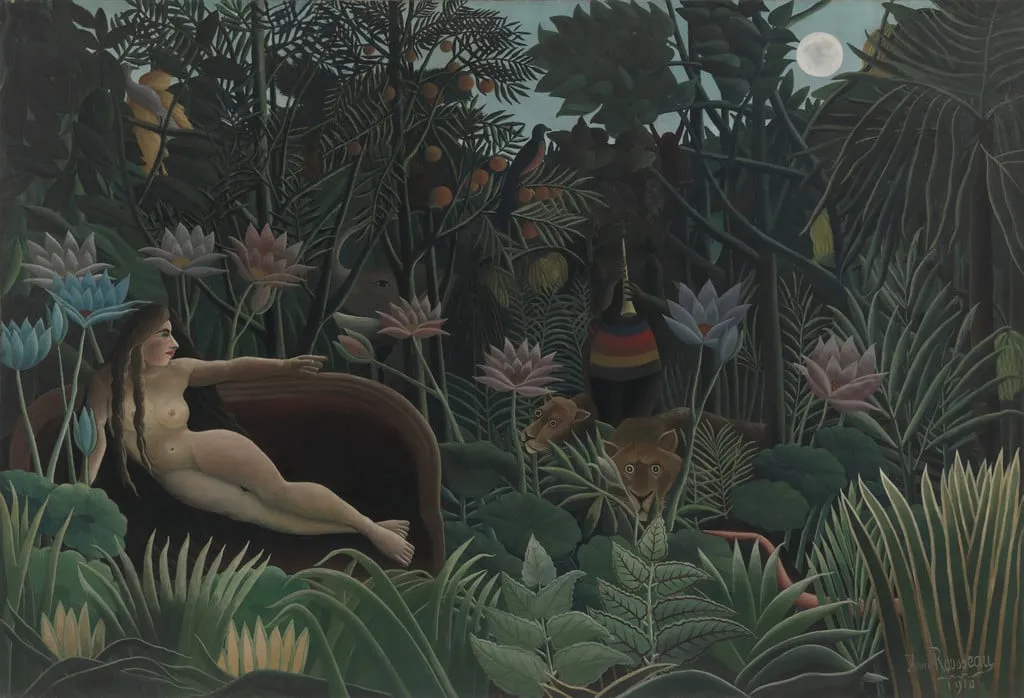 Untitled, by Henri Rousseau, oil, 1910