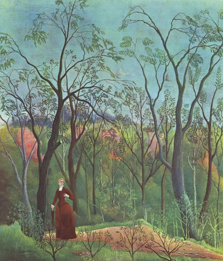 Walk in the Wood, by Henri Rousseau