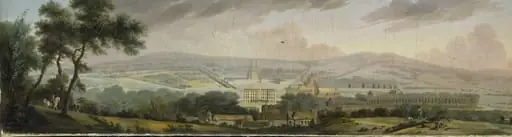 View of the back of a Palace, by Henri Salembier