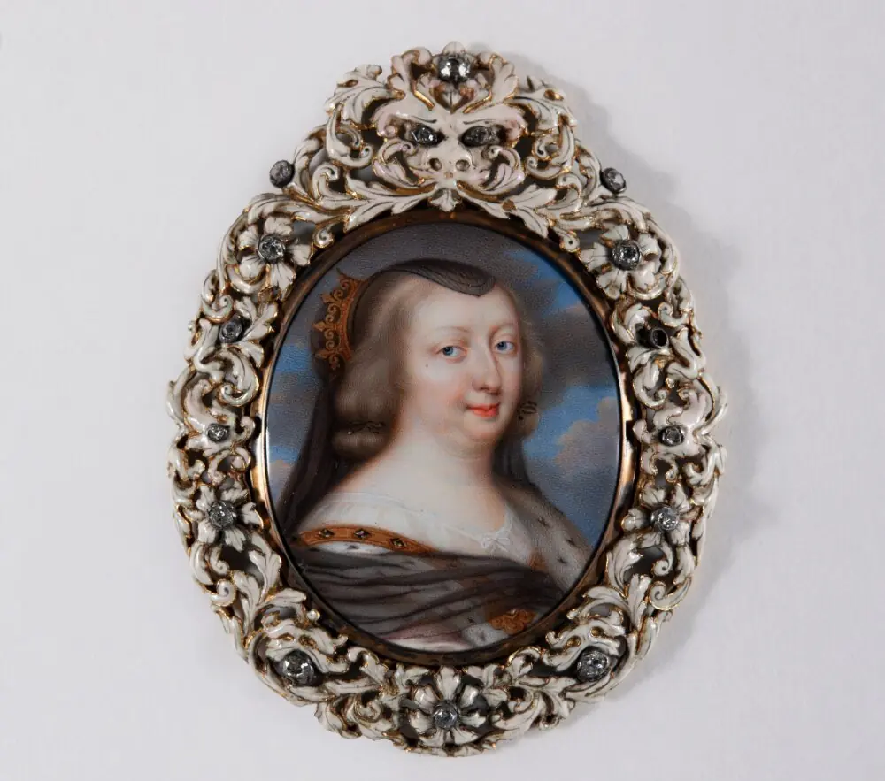 Anne of Austria, Queen of France and Navarre (1601-1666),, by Henri Toutin