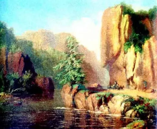 Peisaj de munte, by Henri Trenk