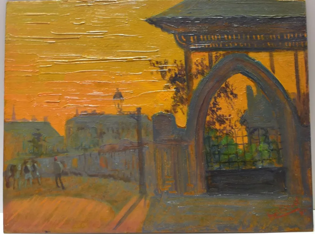 Strada pe înserat, by Henri Visconte, unspecified