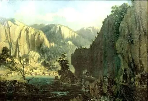 Peisaj de munte, by Henric Trenk