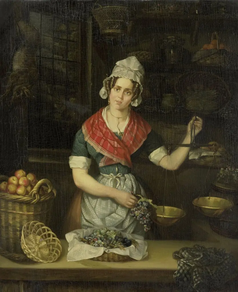 Fruit Seller, by Henriëtta Christina Temminck