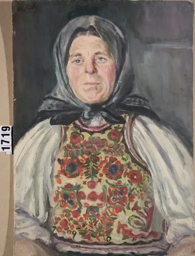 Țărancă săsoaică, by Henriette Bielz