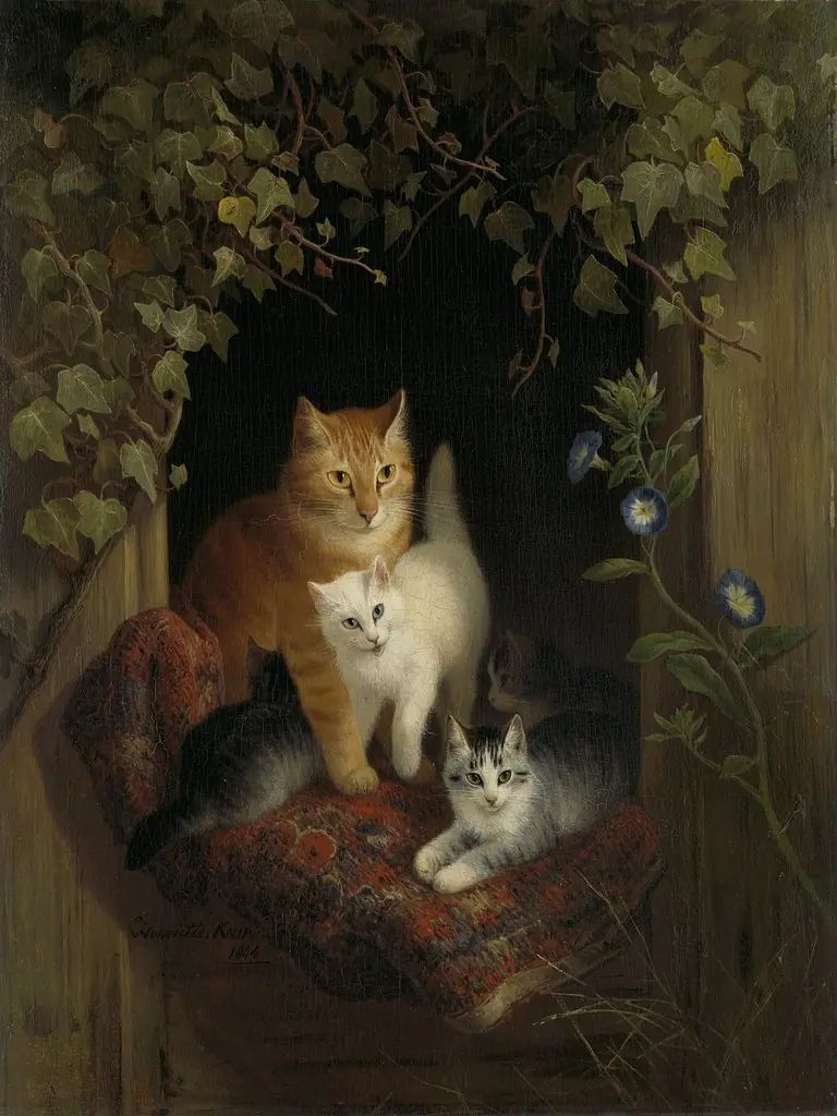 Cat with Kittens