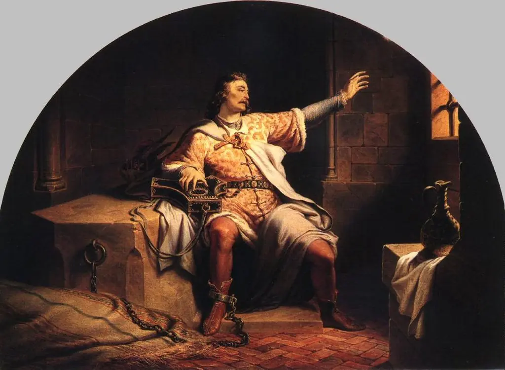 King Solomon in Prison, by Henrik Weber