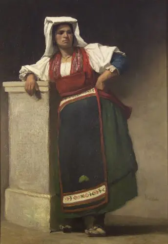 Neapolitan Woman, by Henrik Weber