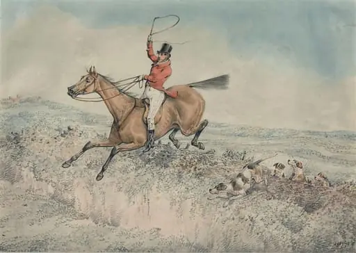 Fox hunting, by Henry Alken