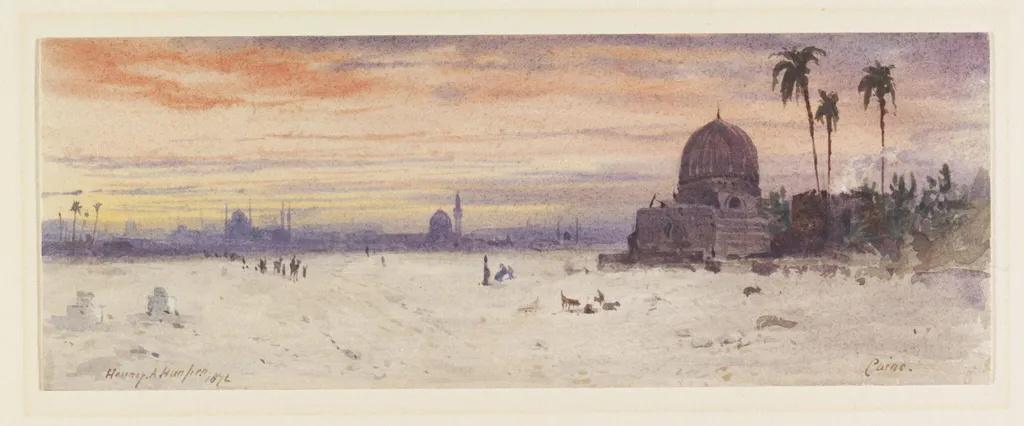 Cairo, by Henry Andrew Harper, watercolor, 1892