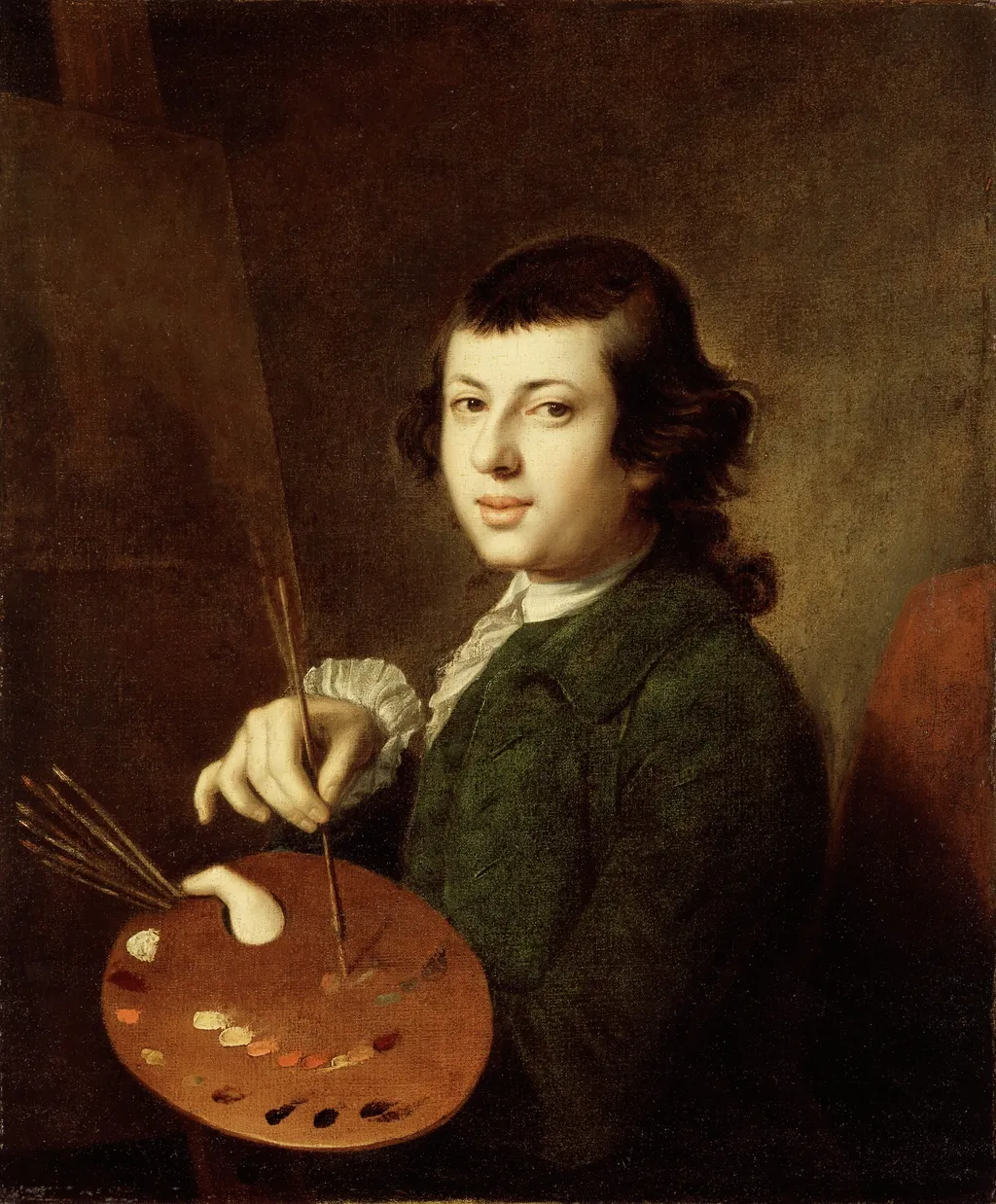 Portrait of an Artist, by Henry Benbridge, oil, 1765