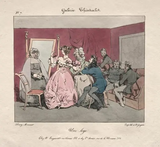 A Loge, by Henry Bonaventure Monnier