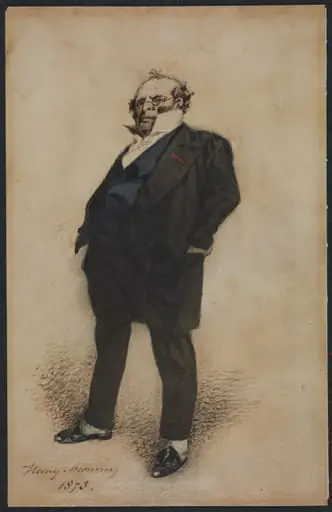 Self-Portrait in the Role of M. Prud'homme, by Henry Bonaventure Monnier