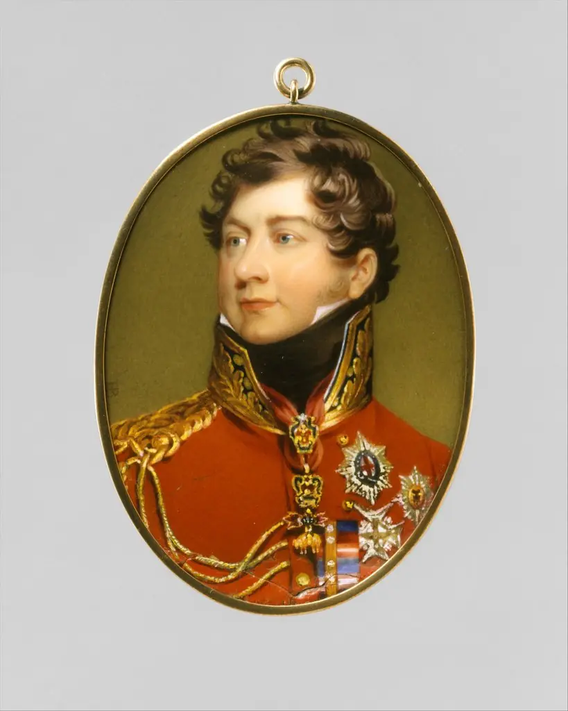 George IV (1762–1830) as Prince Regent, after Lawrence, by Henry Bone