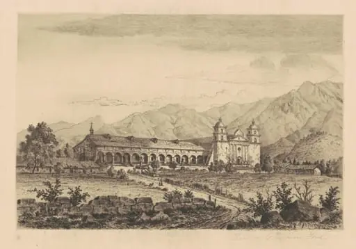 Mission Santa Barbara, by Henry Chapman Ford