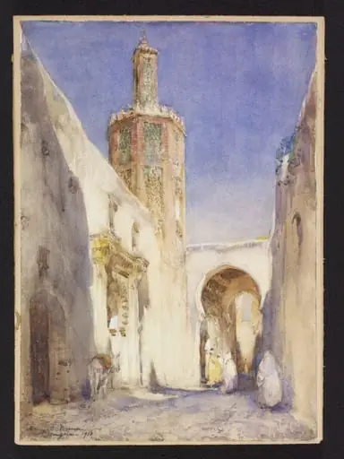 A Street in Tangier, by Henry Charles Brewer