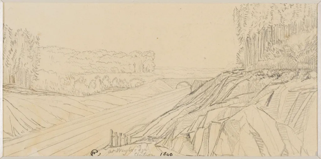 At Weybridge Station, by Henry Cole, 1840
