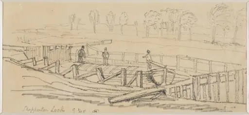 Shepperton Lock, by Henry Cole