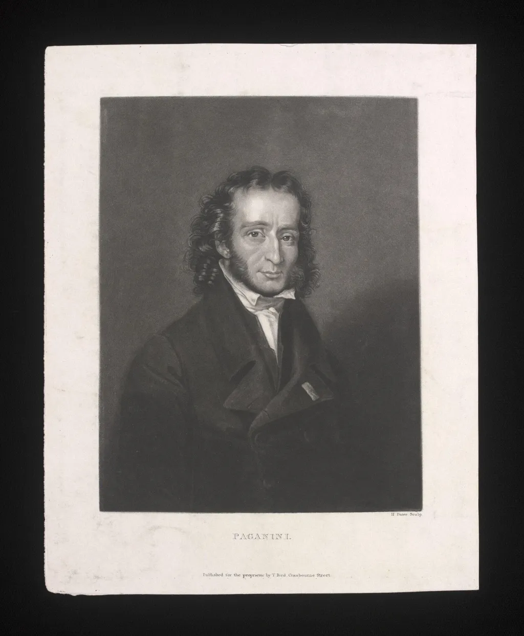 Paganini, by Henry Edward Dawe, 1850