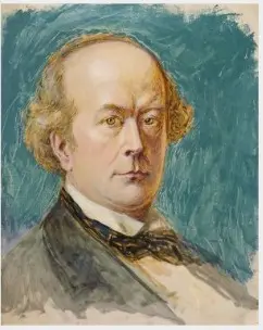 Portrait of Richard Doyle (1824-1883), Artist, by Henry Edward Doyle, 1869