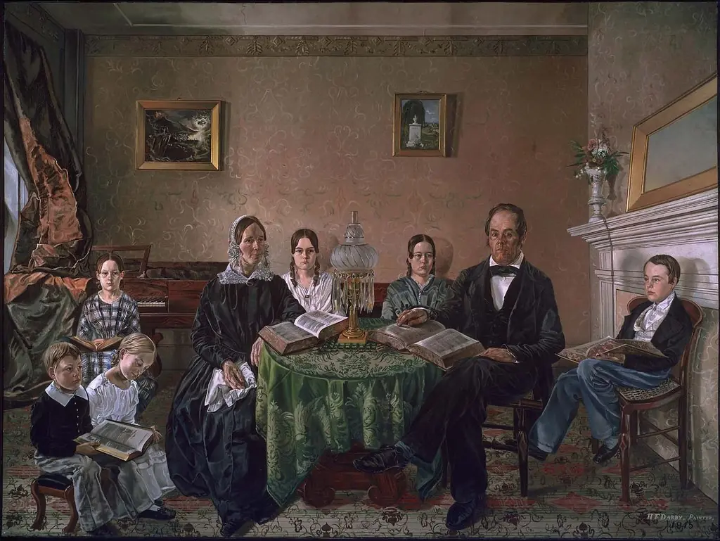 The Reverend John Atwood and His Family