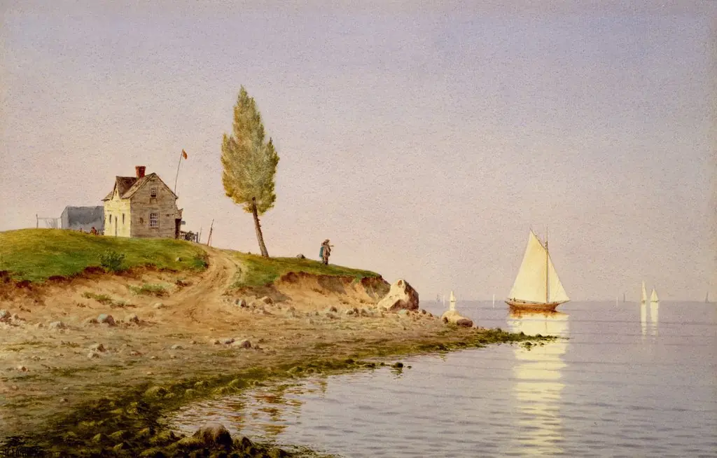 A Calm Afternoon, Long Island, by Henry Farrer
