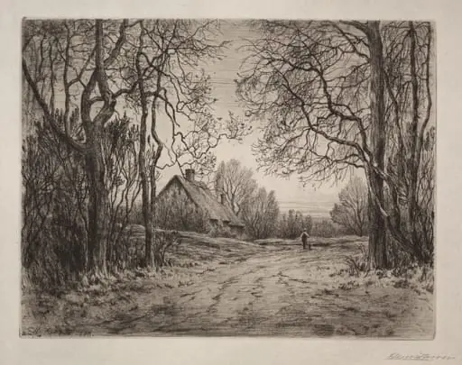 Winter Evening, by Henry Farrer