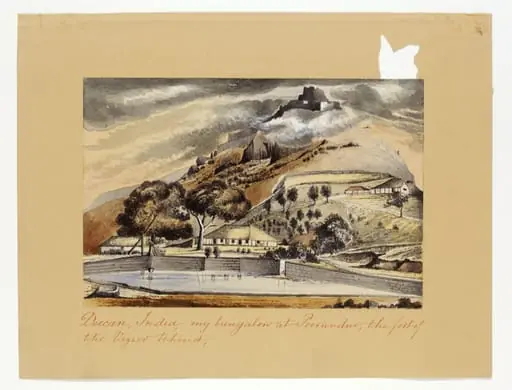 Major Ainslie's bungalow, by Henry Francis Ainslie