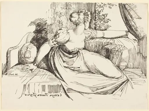A Woman Sitting by the Window, by Henry Fuseli