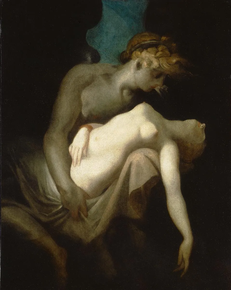Amor und Psyche, by Henry Fuseli, oil, 1810
