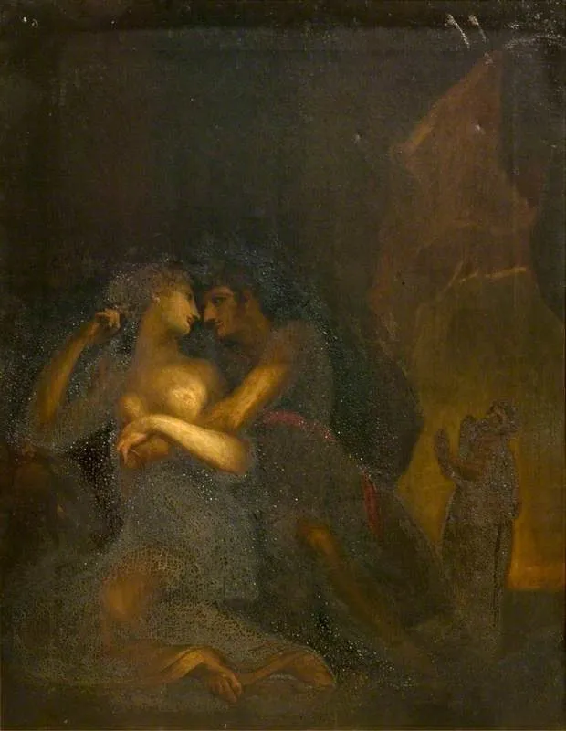 Courtship, by Henry Fuseli, oil, 1791