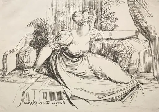 Evening Thou Bringest All, by Henry Fuseli