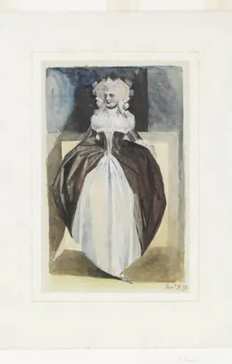 Lady in 17th century costume, by Henry Fuseli