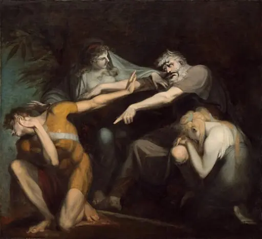 Oedipus Cursing His Son Polynices, by Henry Fuseli