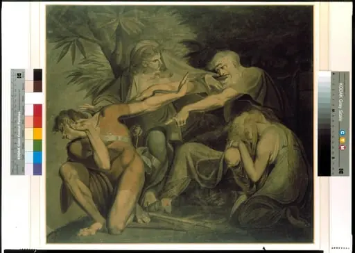 Oedipus cursing his son Polynices, by Henry Fuseli