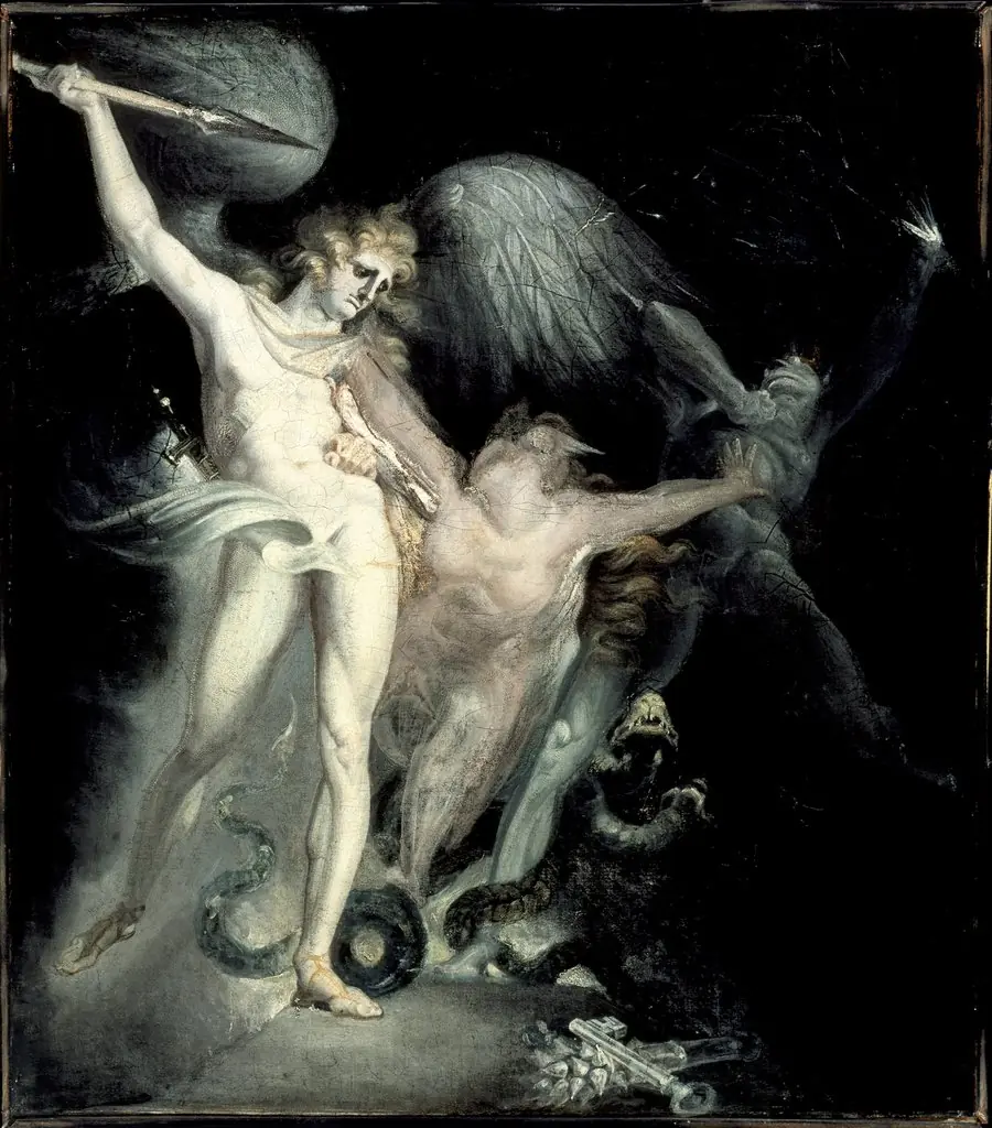 Satan and Death with Sin Intervening, by Henry Fuseli